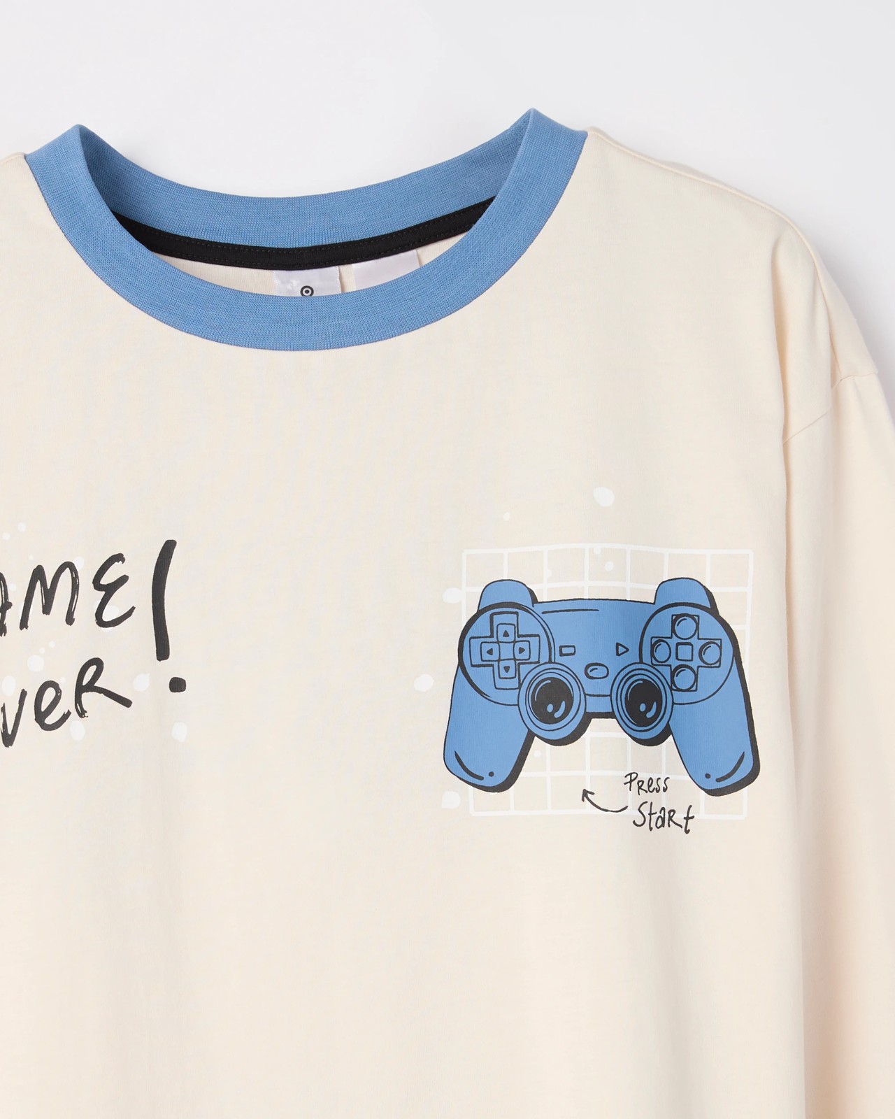 Australian Cotton Older Boys Oversized Knit Pyjama Set 2 of 3