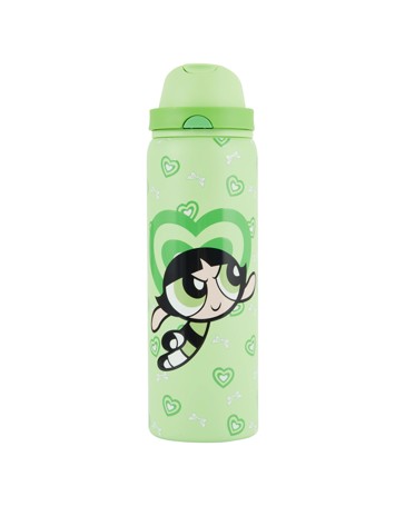 The Powerpuff Girls 940ml Dual Lid Bottle - Buttercup
