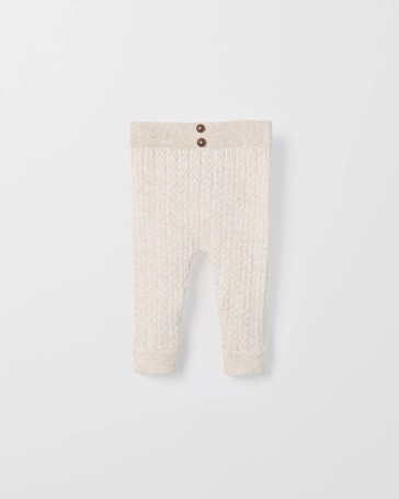 Australian Cotton Blend Cable Knit Leggings