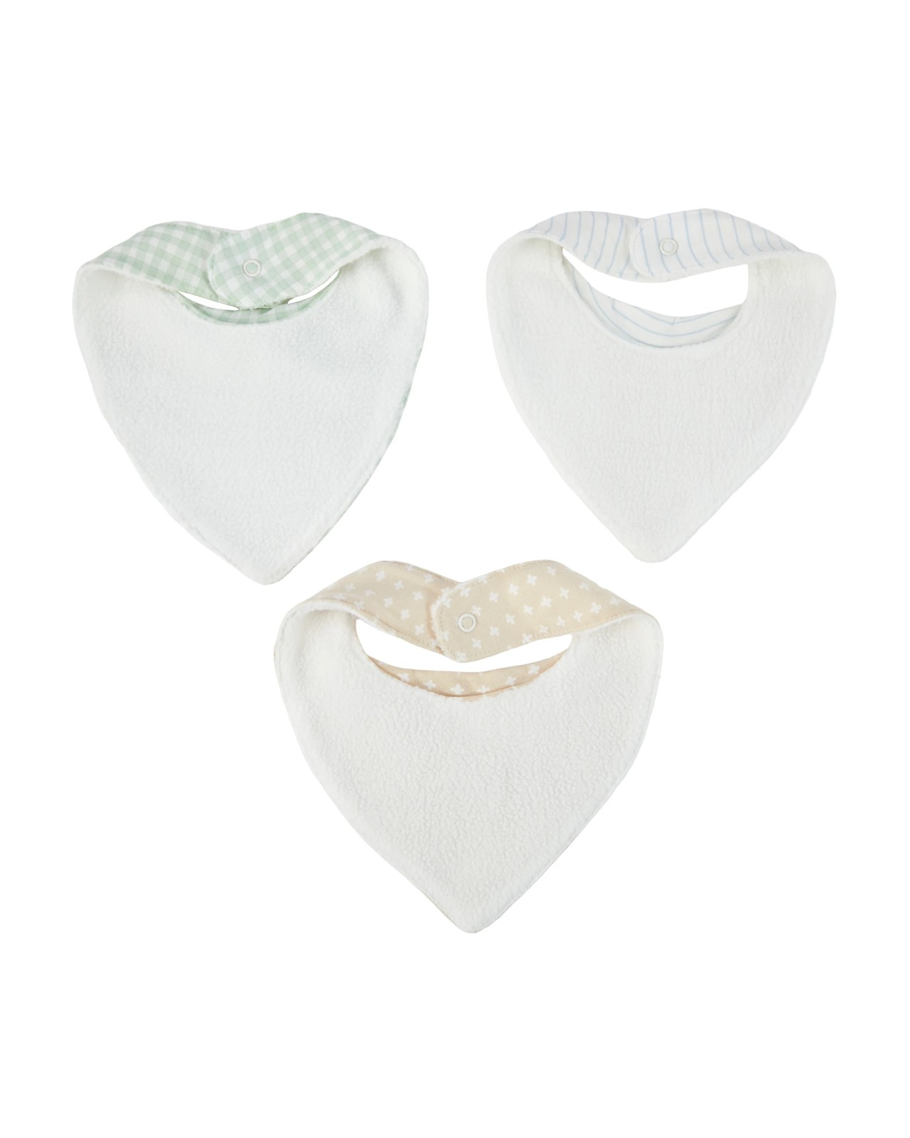 Anko 3 Pack Bandana Bibs - Cross 2 of 5