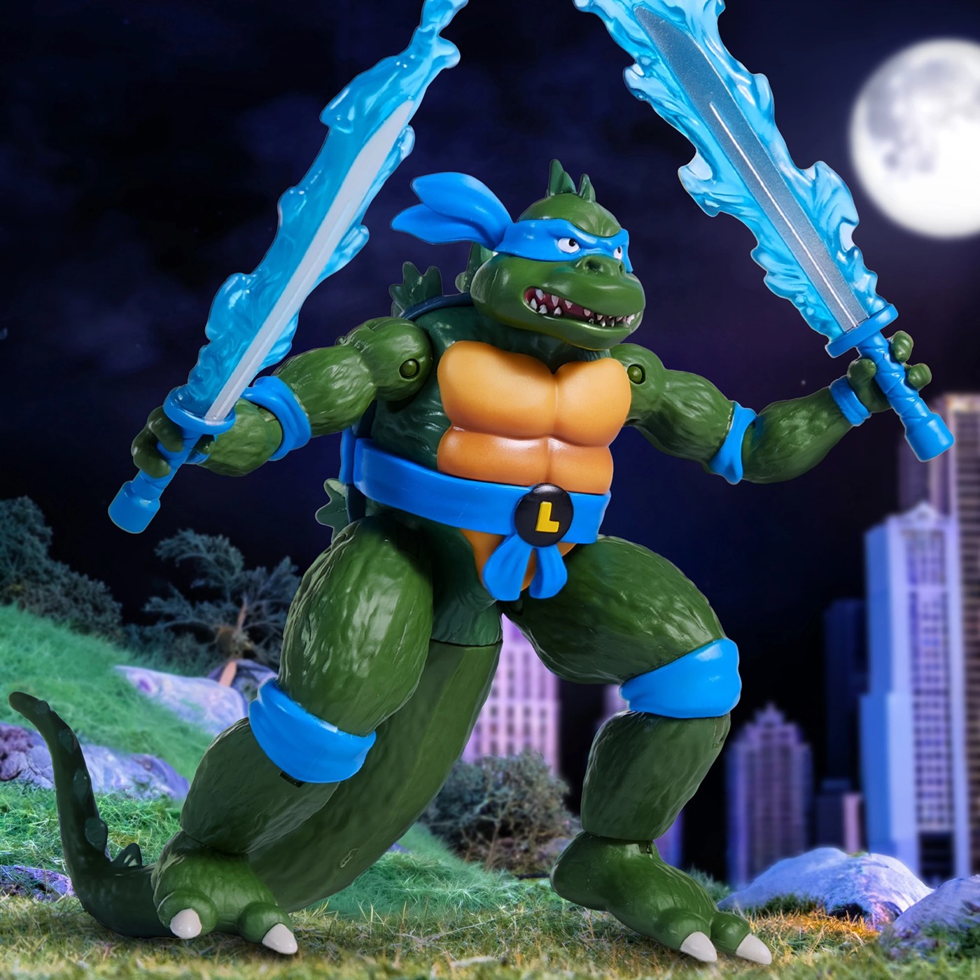 Teenage Mutant Ninja Turtles x Godzilla Figures - Leo 6 of 6