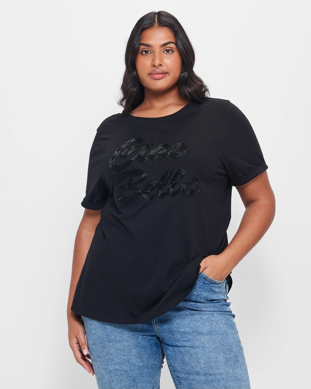 Plus size graphic tees on sale