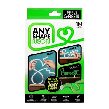 Any Shape Neon Lights 1m - Apple Green