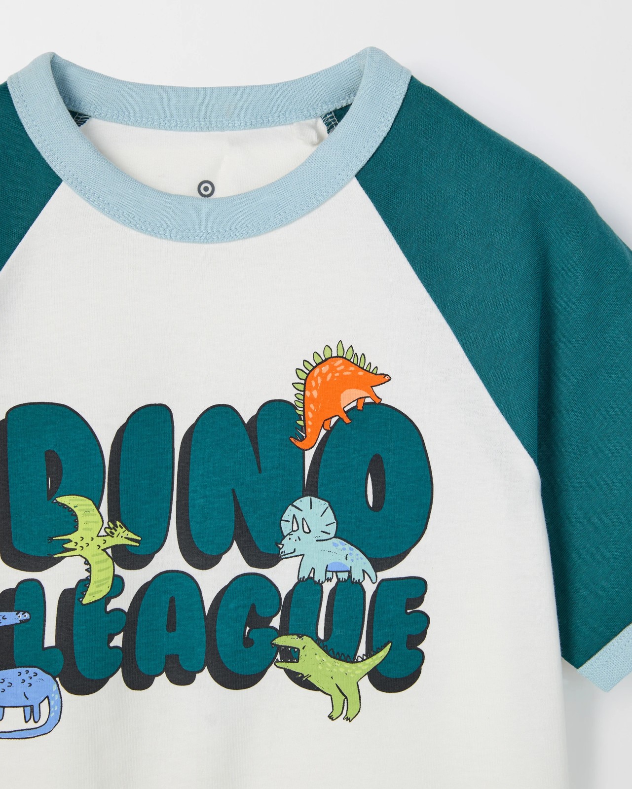 Australian Cotton Oversized Sporty T-Shirt - Green 2 of 2