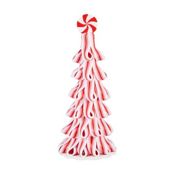 Handcrafted Candy Cane Tabletop Tree - Anko