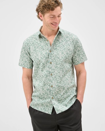 Preview Australian Cotton Short Sleeve Printed Shirt