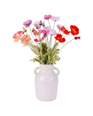 Anko Milk Look Glazed Urn Vase