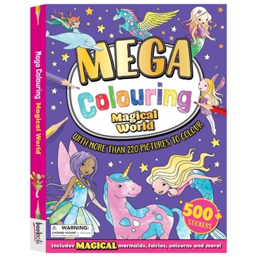 Mega Colouring: Magical World by Jessica Secheret - Book