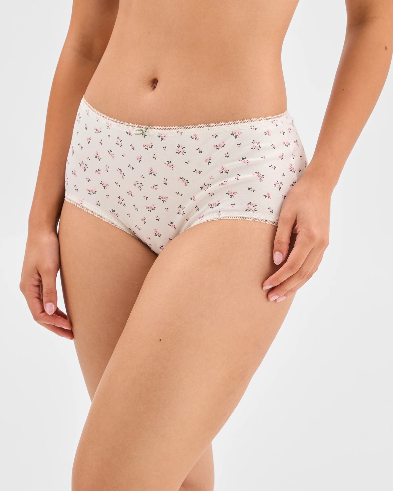 Australian Cotton 5 Pack Midi Briefs - Micro Florals 2 of 5