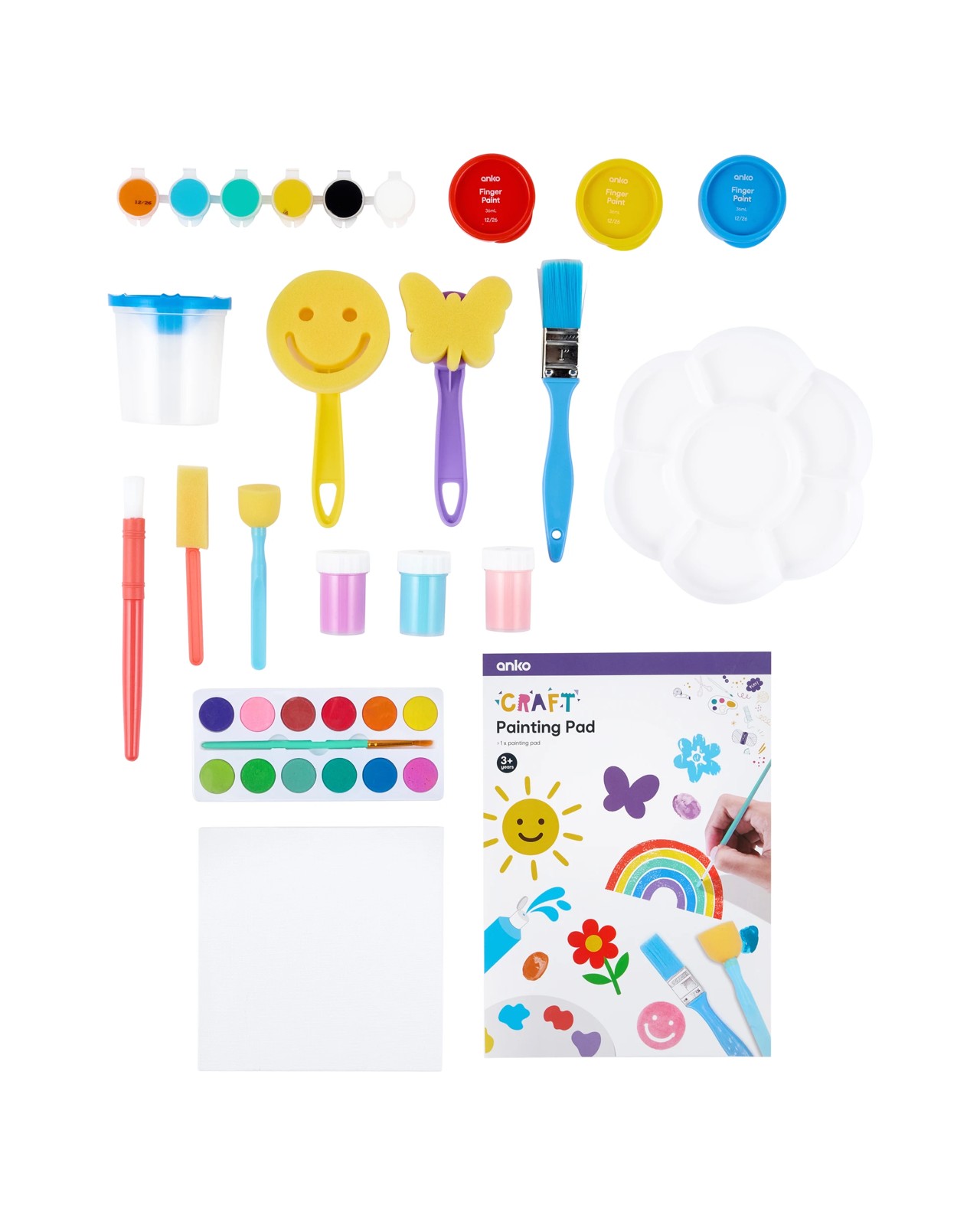 Anko 36 Piece Painting Activity Case 2 of 3