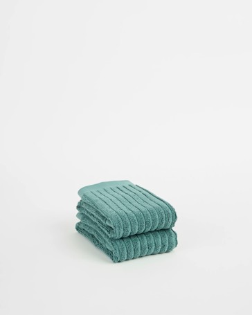Dylan Australian Cotton Rib 2 Pack Hand Towel