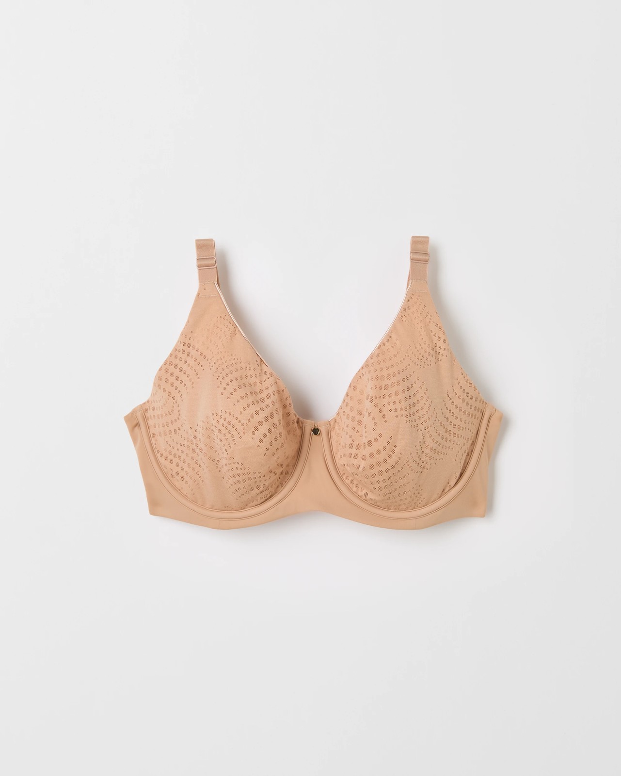 Lace Minimiser Underwire Bra - Latte 4 of 5