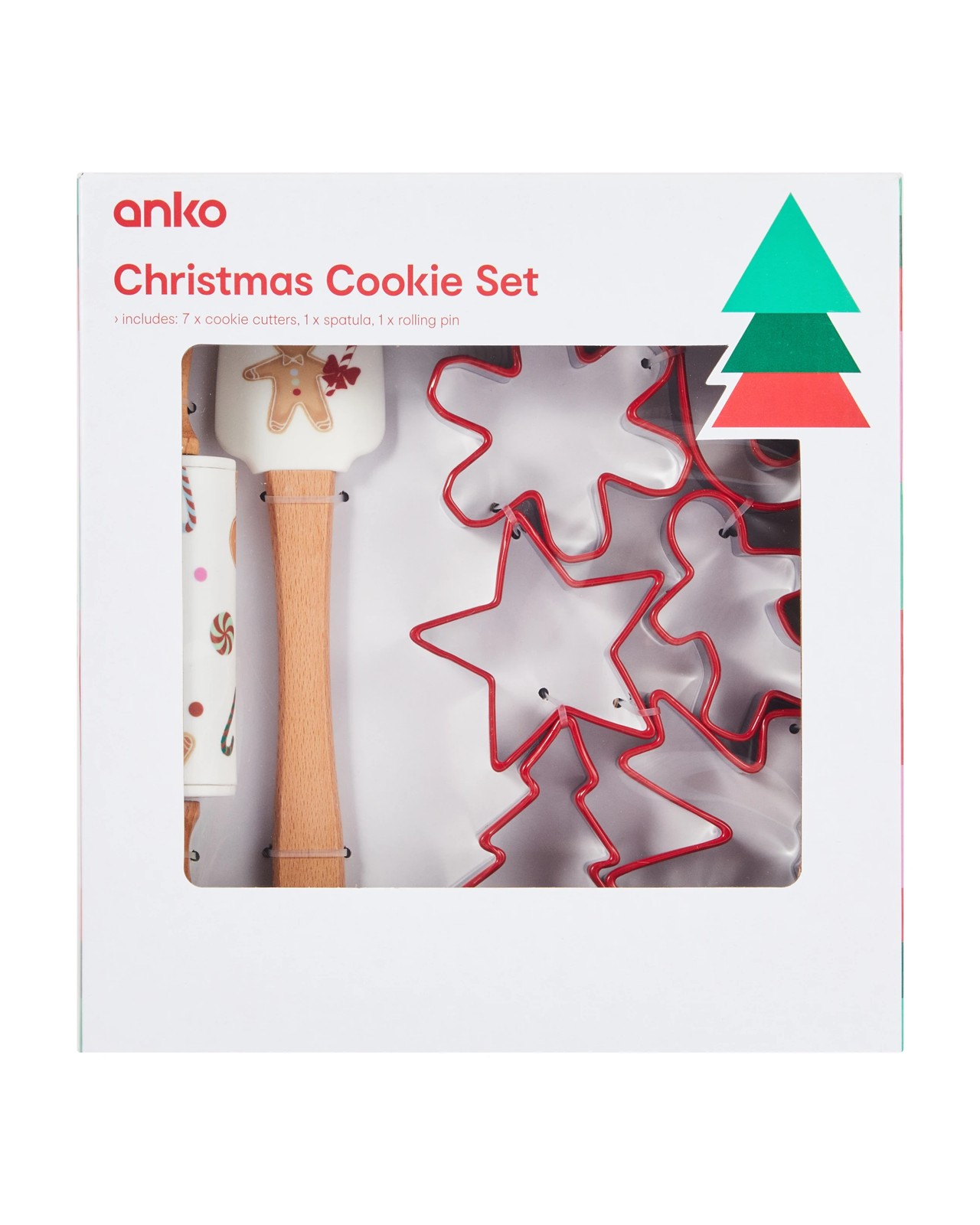 Anko Christmas Cookie Set 2 of 6