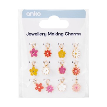 Jewellery Making Charms  Flowers - Anko