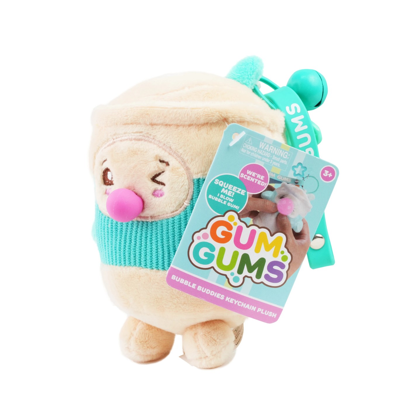 Gum Gums Bubble Buddies Keychain Plush - Assorted 4 of 5