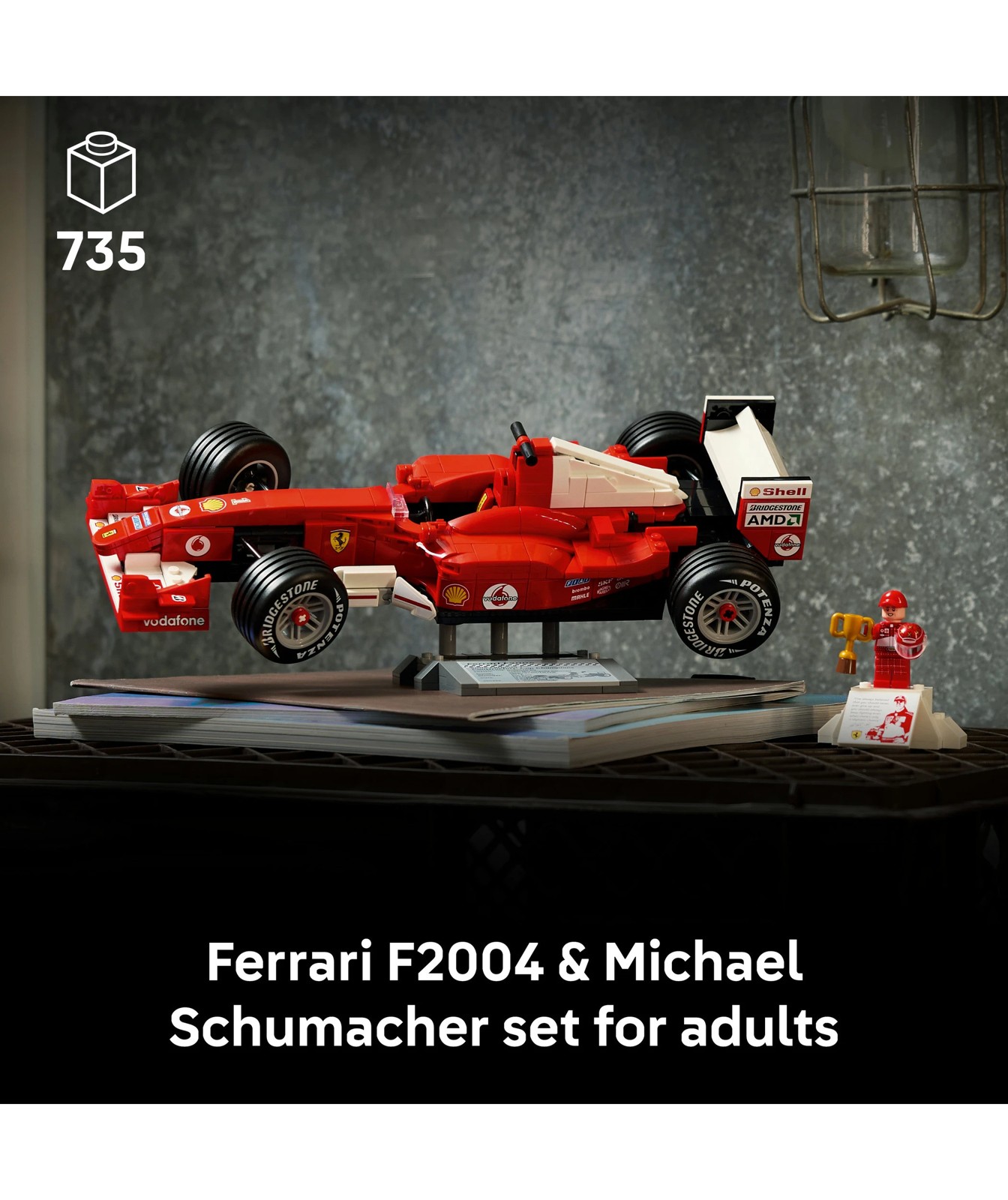 LEGO® Icons Ferrari F2004 & Michael Schumacher 11375 2 of 5