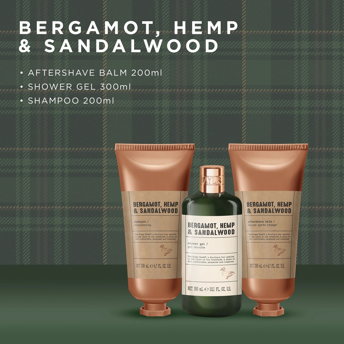Baylis & Harding The Fuzzy Duck Refreshing Shower Kit Gift Set - Bergamot, Hemp and Sandalwood 4 of 4