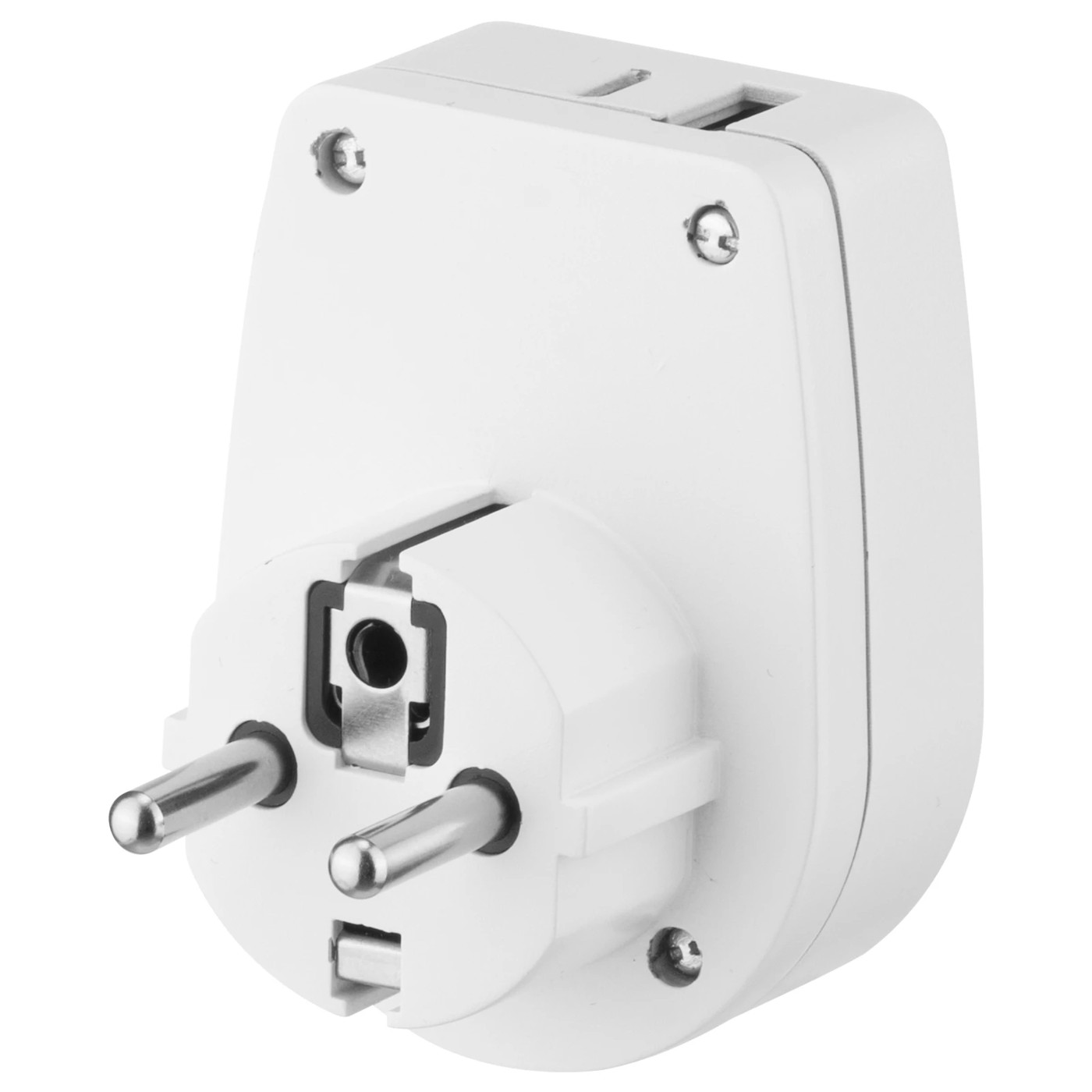 Anko USB Compact Travel Adaptor: Aus/NZ to EU - Twin Pack 2 of 4