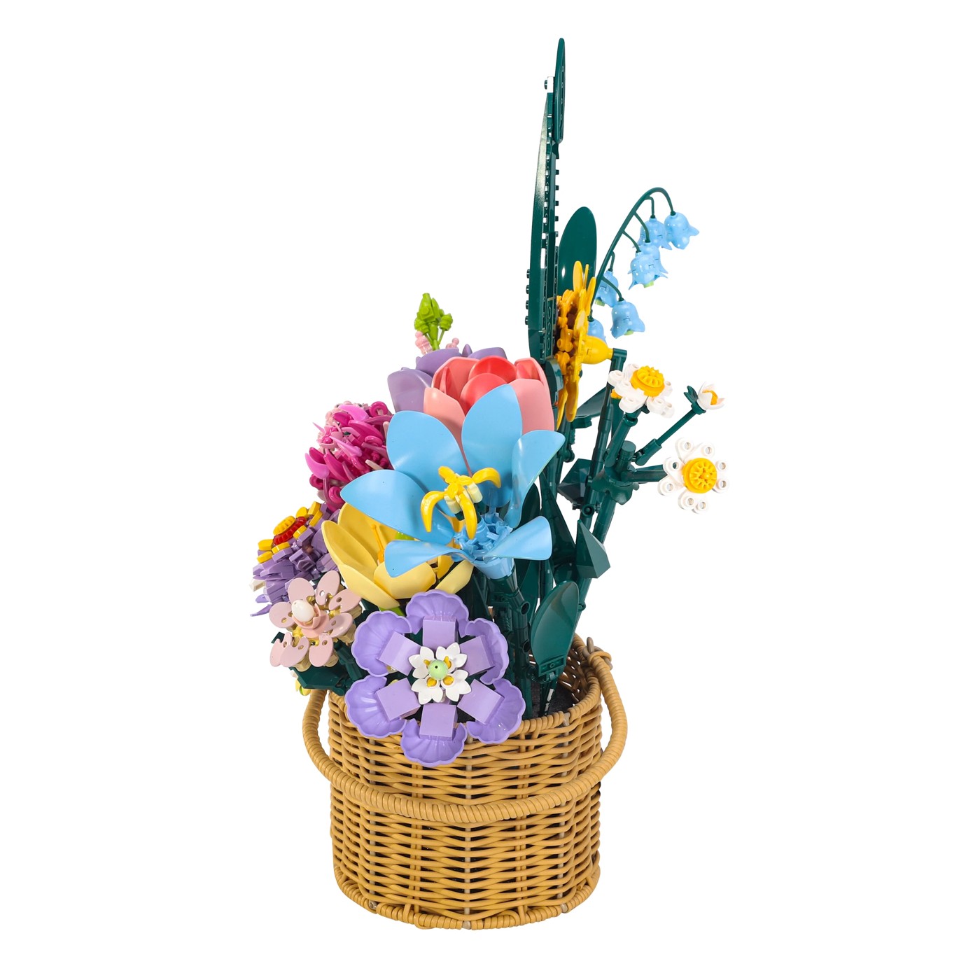 1250 Piece Blocks Flower Series: Flowers with Basket 4 of 5