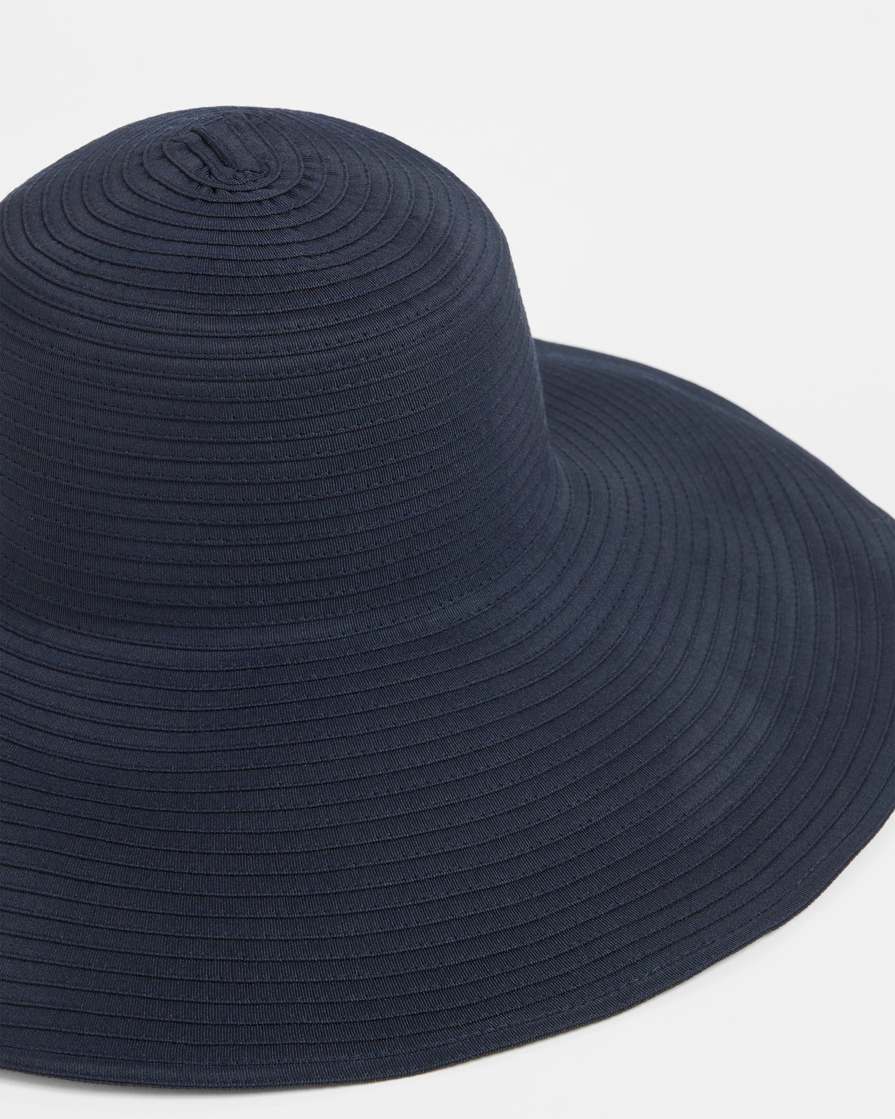 Packable Wide Brim UPF 50+ Sun Hat - Navy 2 of 2