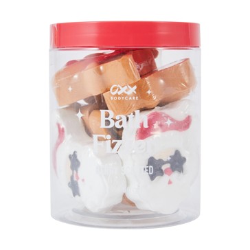 9 Piece Bath Fizzers, Santa and Reindeer - OXX Bodycare