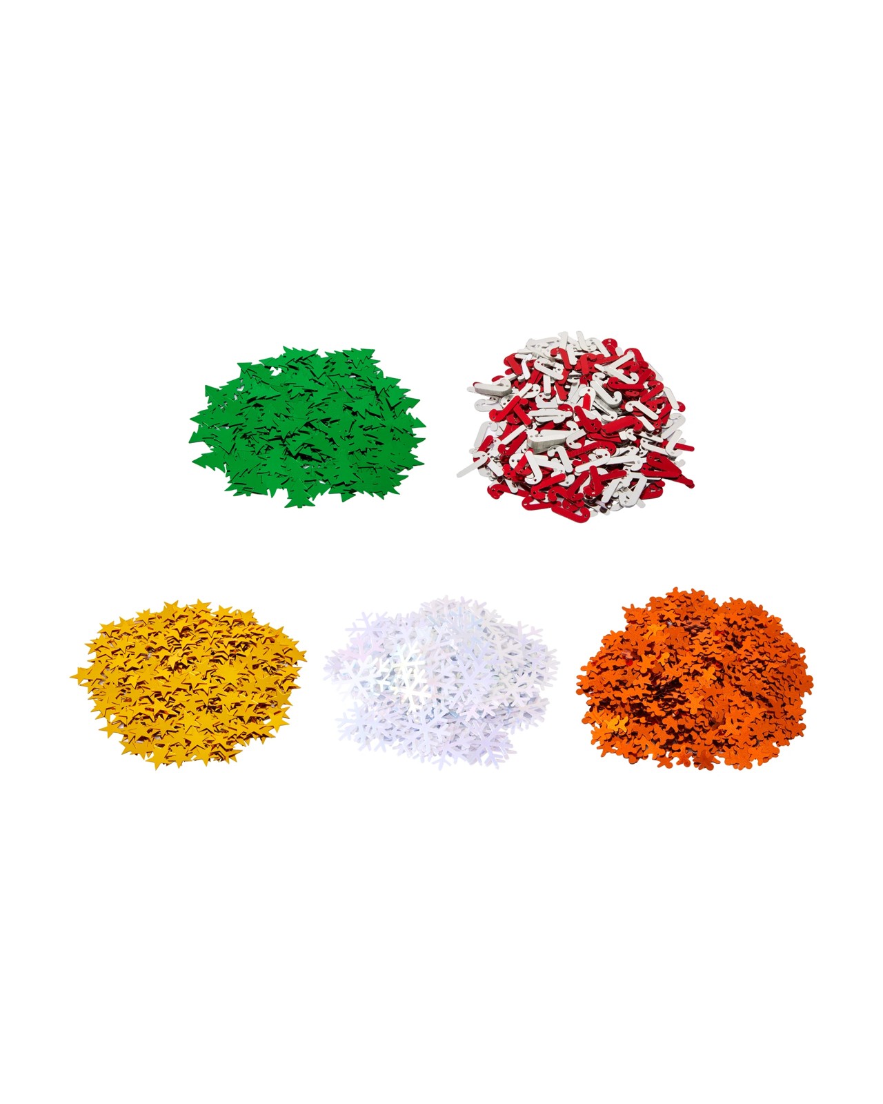 Anko 5 Piece Christmas Craft Sequin Shapes 2 of 3