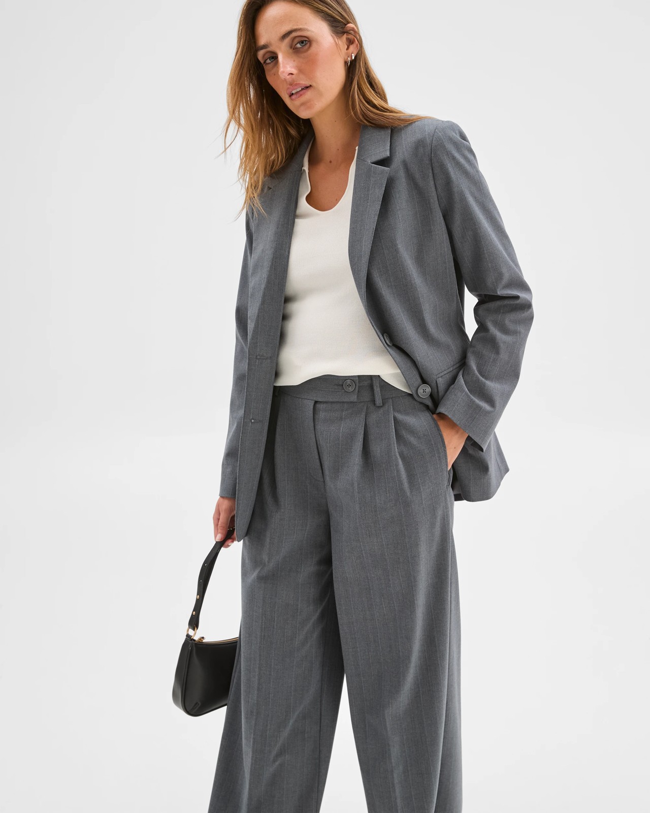 Preview Classic Full Length Wide Leg Pants 3 of 6