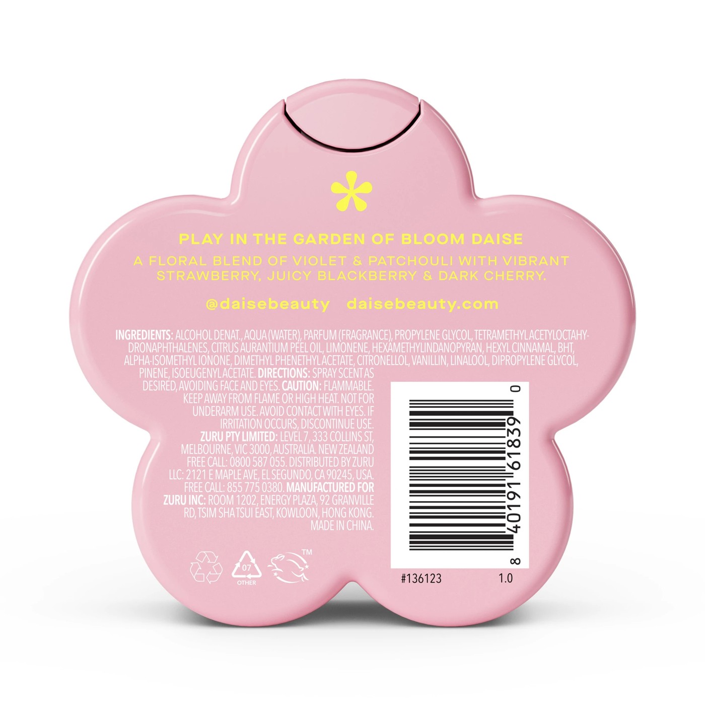 DAISE Bloom Fragrance Body Mist 100ml - Violet and Berry 2 of 5