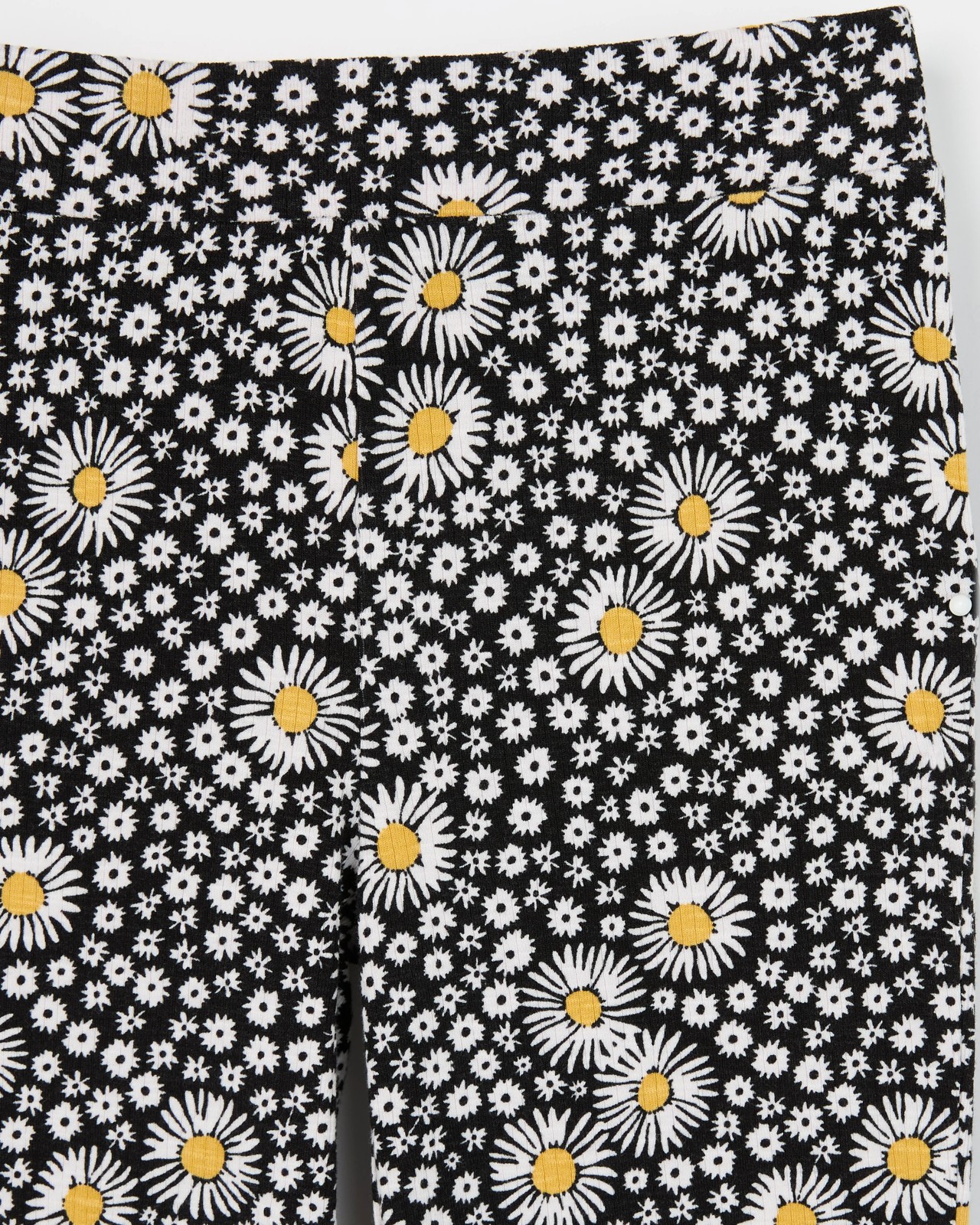 Rib Flare Print Leggings - AOP Black 2 of 2