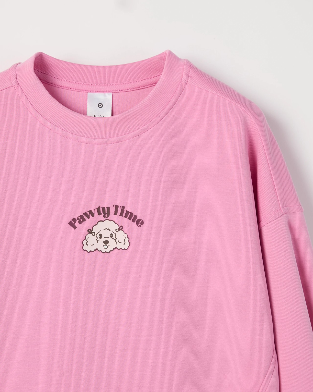 Sandwash Scuba Crew Neck Top - Pink 5 of 5