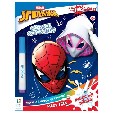 INKredibles Marvel Spider-Man Magic Ink Masks - Book