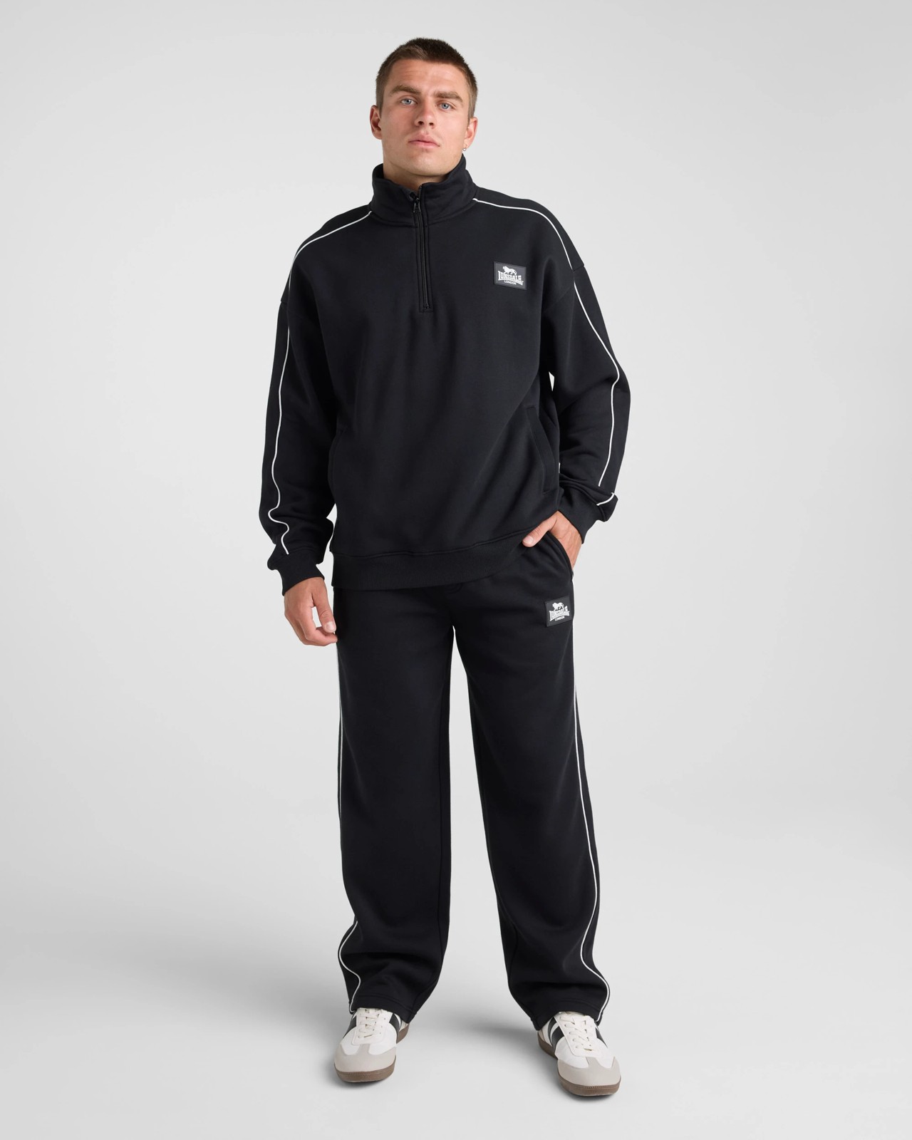 Lonsdale London Sport Straight Leg Track Pant - Black 5 of 5