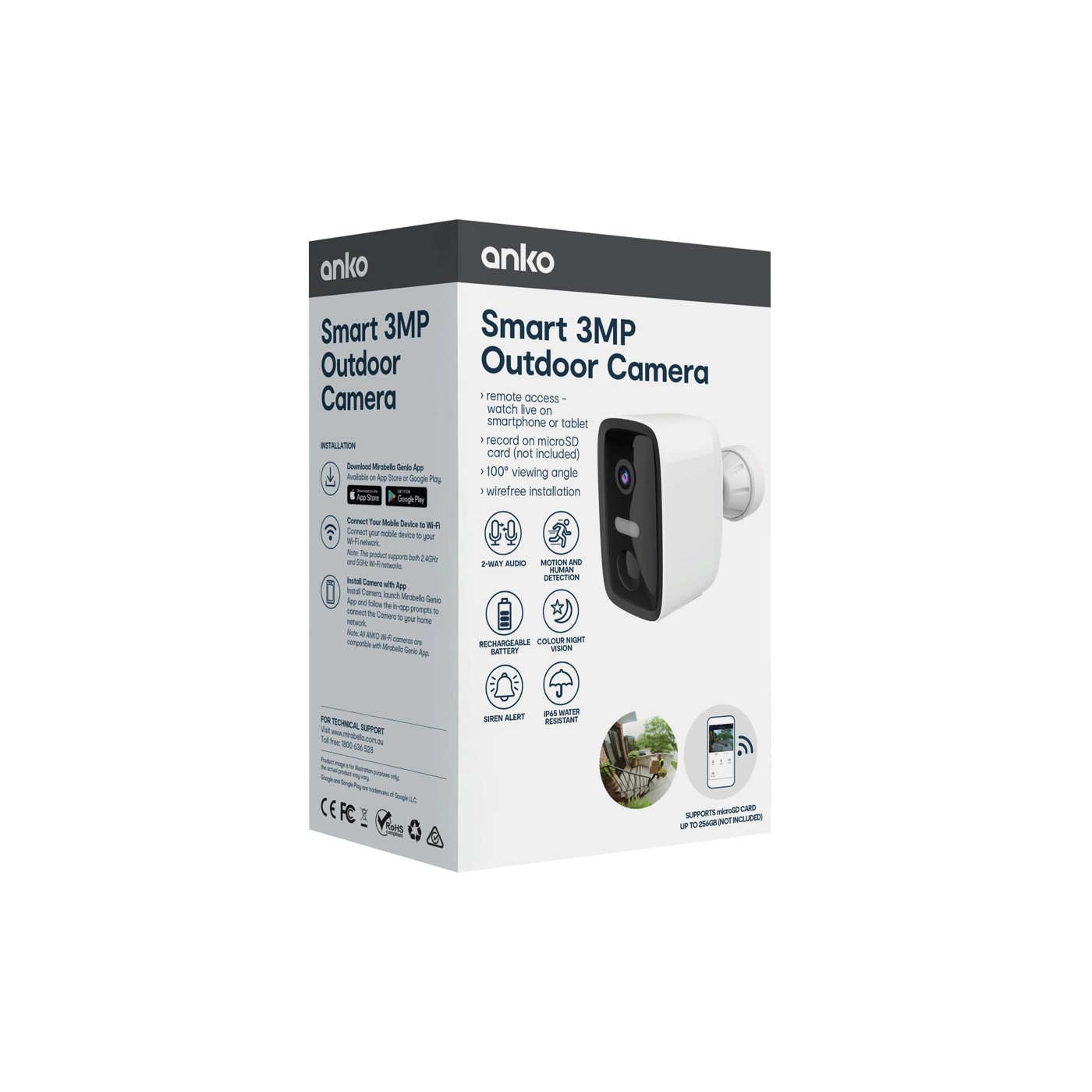 Anko Wi-Fi 3MP Outdoor Camera 5 of 5