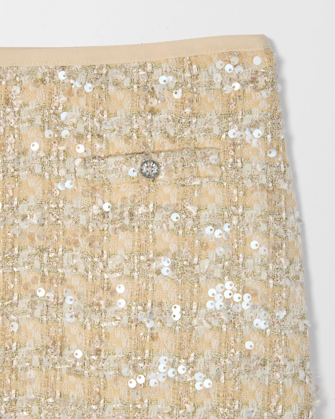 Sequin Tweed Skirt 6 of 6