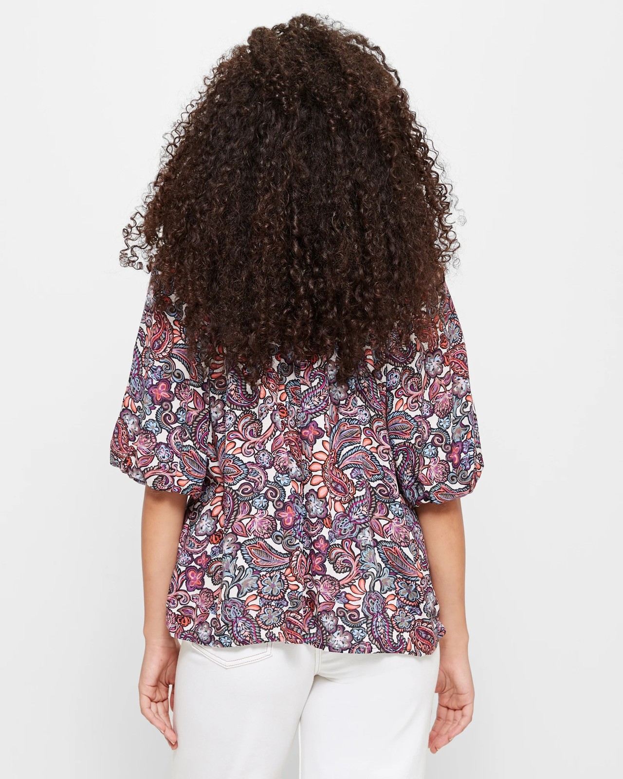 Crinkle Gathered Top 4 of 6