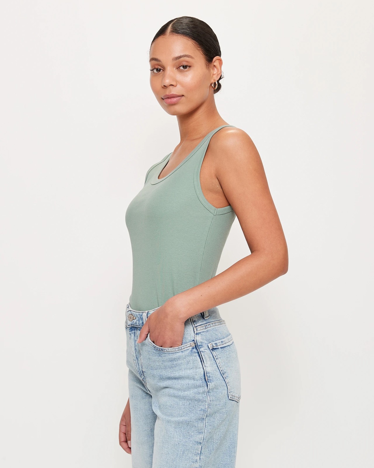 Australian Cotton Rib Tank Top 3 of 6