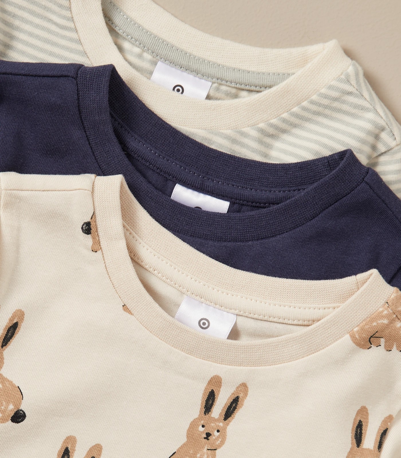 3 Pack Baby Organic Cotton Print Tops 3 of 6