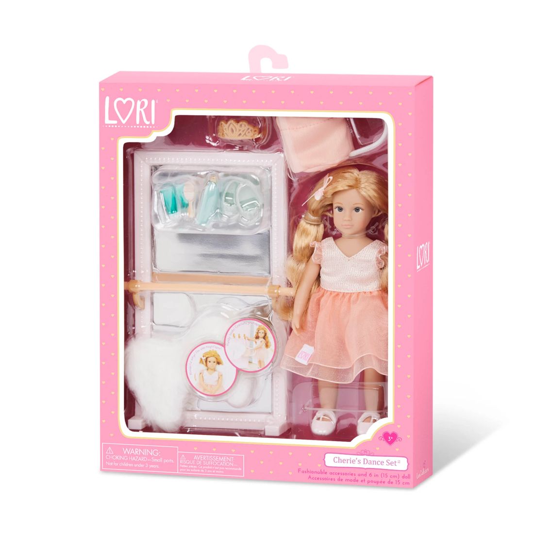 Lori 6" Cherie Ballerina Doll With Accessories Target Australia