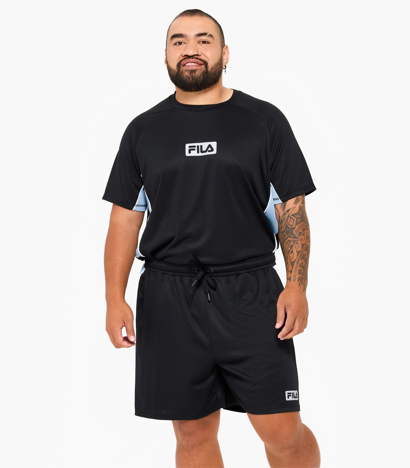 Plus Size Kian Mesh Shorts Fila Target Australia