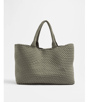 Weave Detail Tote Bag