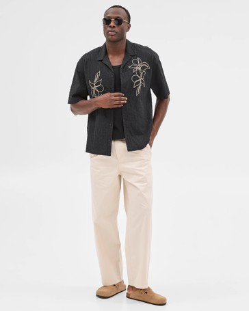 Australian Cotton Rich Short Sleeve Shirt - Commons