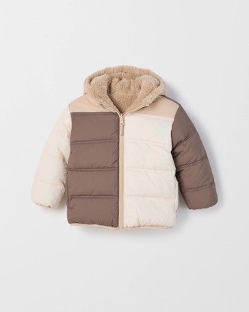 Reversible Hooded Puffer Jacket
