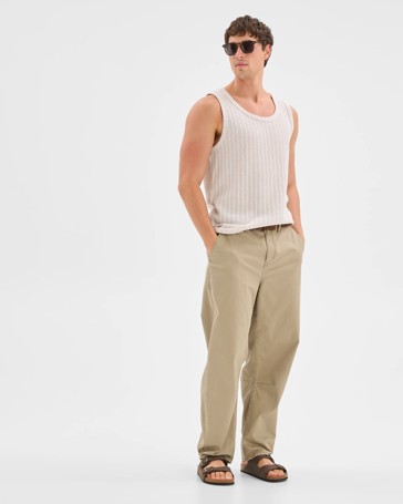 Commons Australian Cotton Blend Textured Tank Top