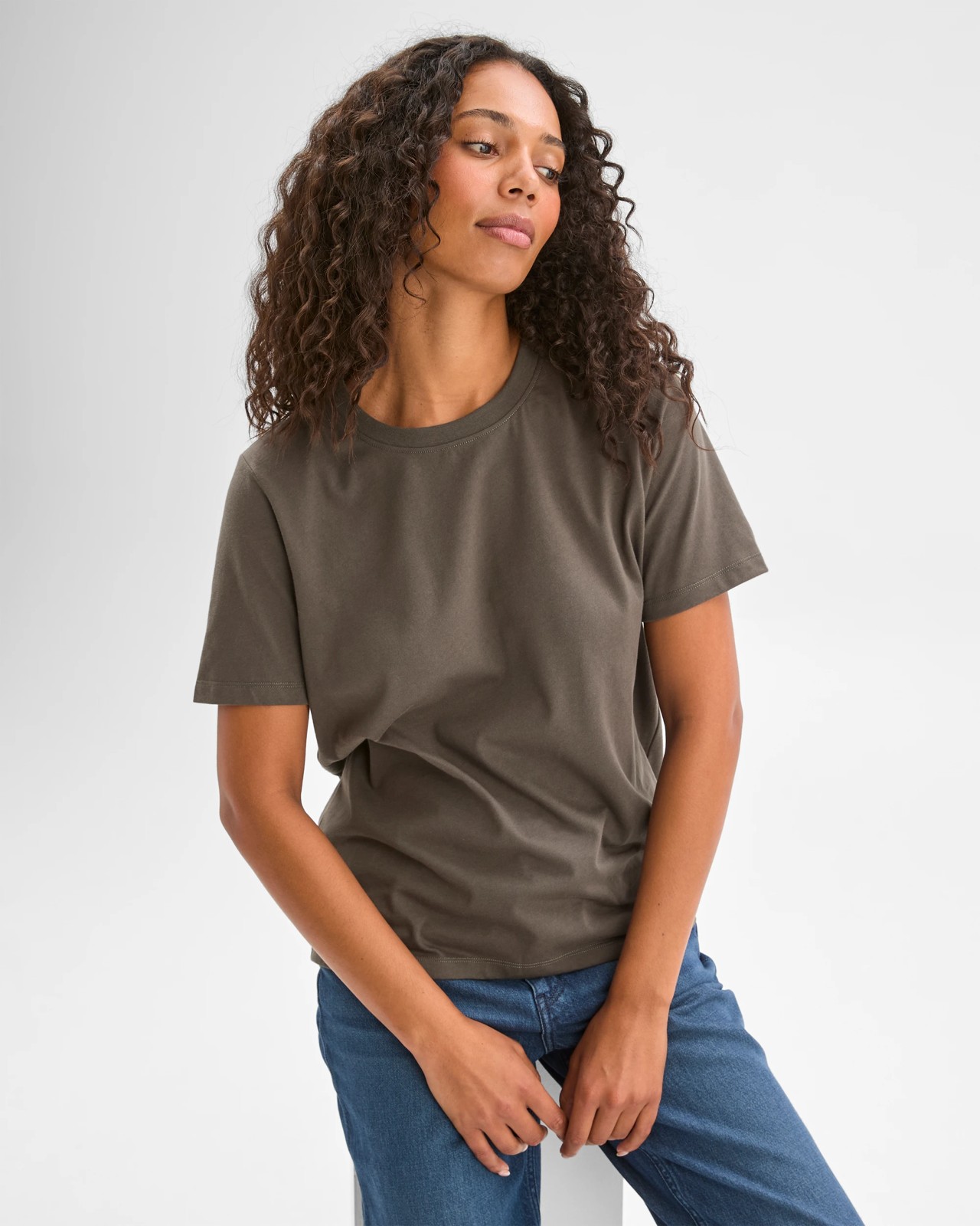 Australian Cotton Classic T-Shirt - Oregano 3 of 6