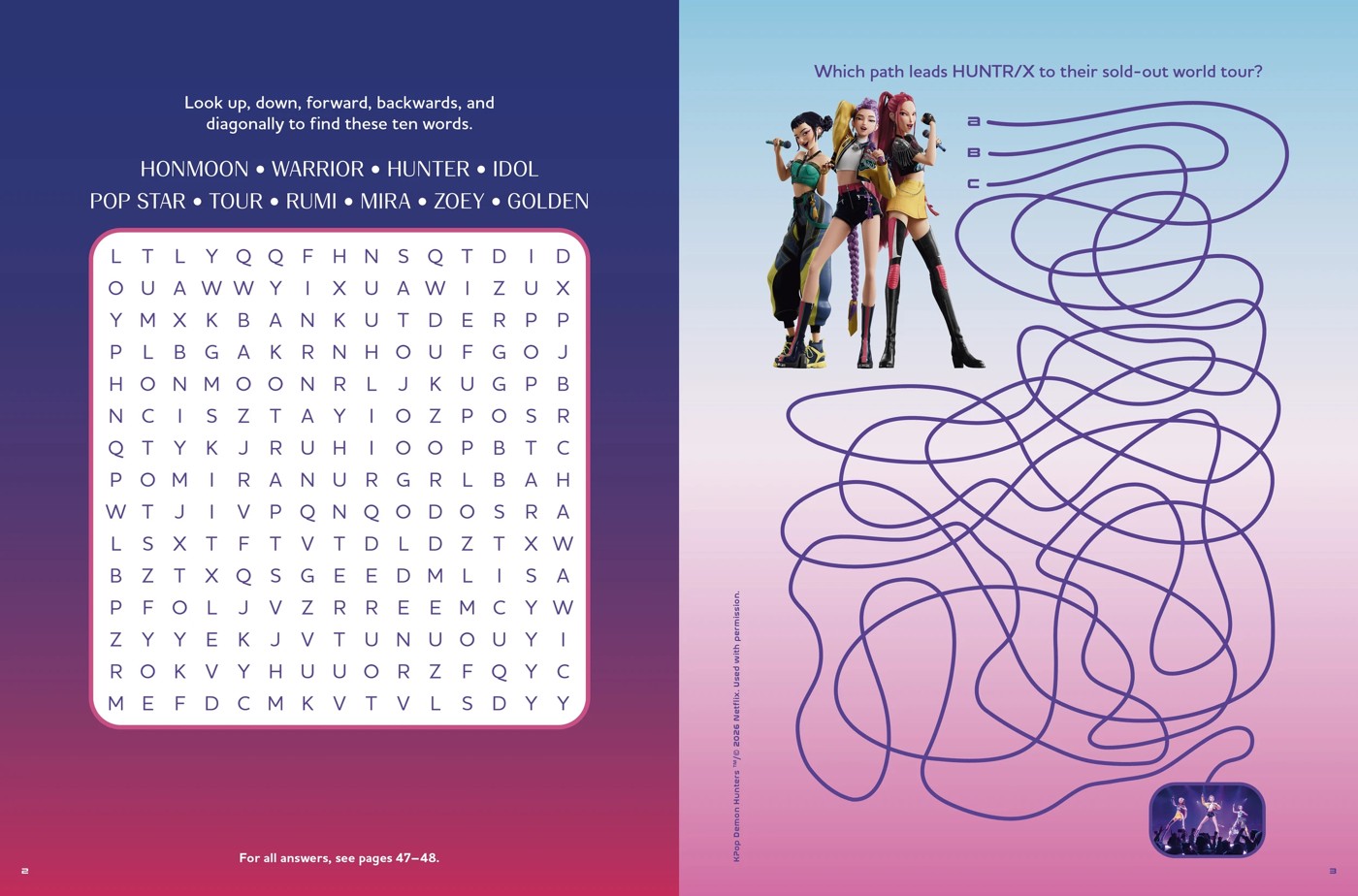 KPop Demon Hunters Official Activity Book 3 of 5