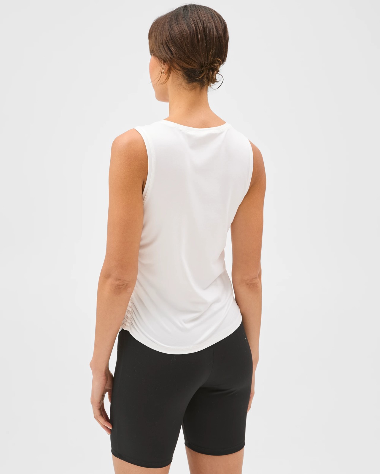 Active Studio Luxe Ruched Tank Top - White 6 of 6