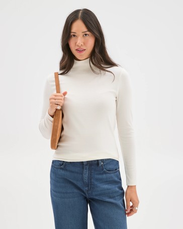 Soft Touch Long Sleeve Skivvy Top