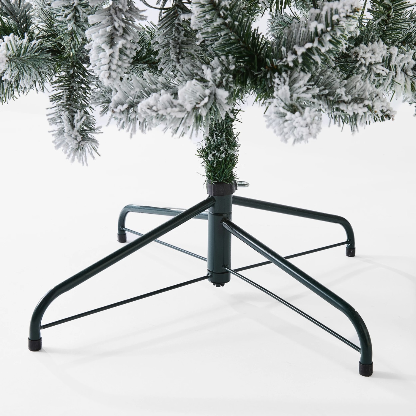 Anko 2.13m (7ft) Flocked Slender Prelit Christmas Tree 6 of 6