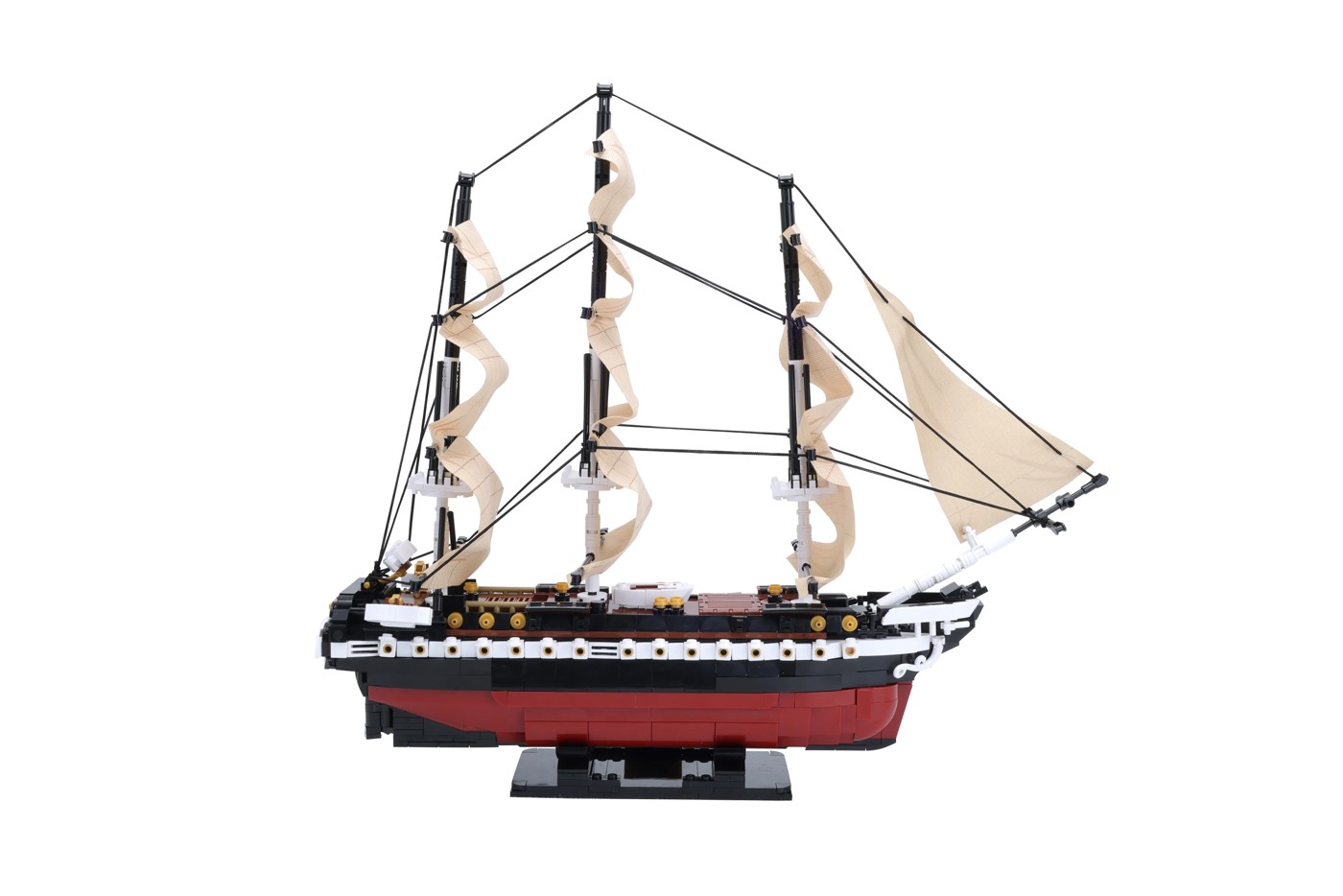 1125 Piece Mini Blocks Vehicle Series: Cruise Sailship 4 of 6