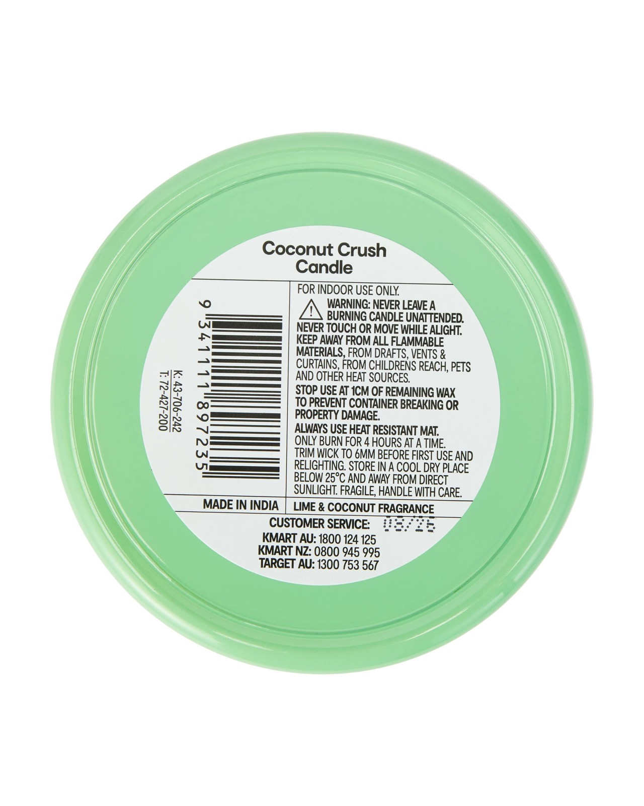 Anko Coconut Crush Fragrant Candle 6 of 6